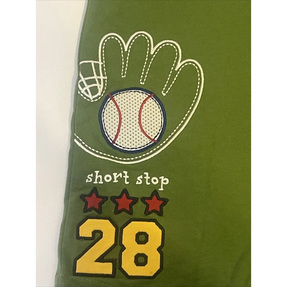 Boys Carter's Rompers: 9-12 M Baseball Navy &‎ Green Twins Triplets Quintuplets